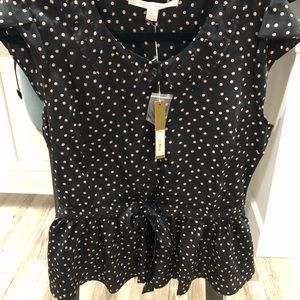 LC Lauren Conrad peplum blouse